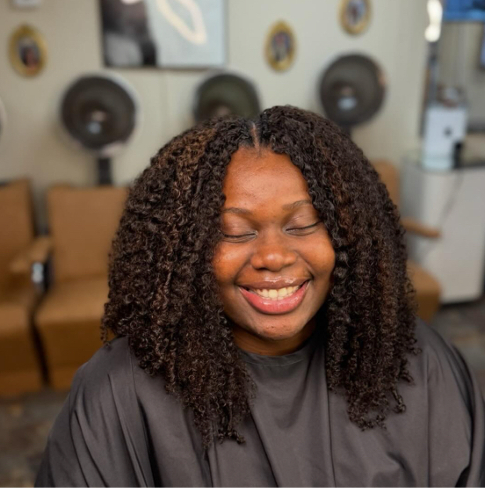 Human Hair Curly Crochet