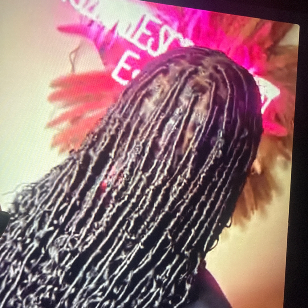 Small Faux Locs at KENNIES CREATIONS in Winston Salem, NC