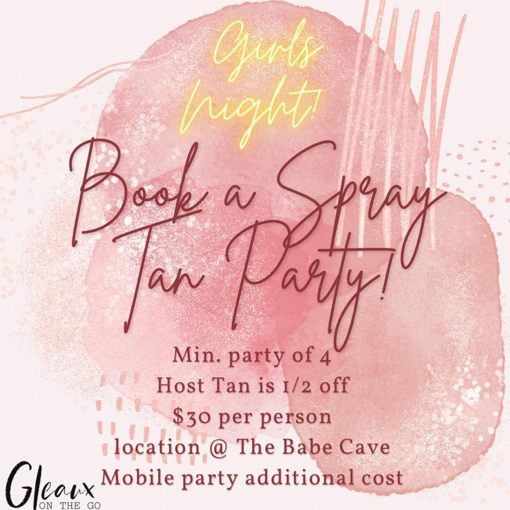 Salon Spray Tan Party Host