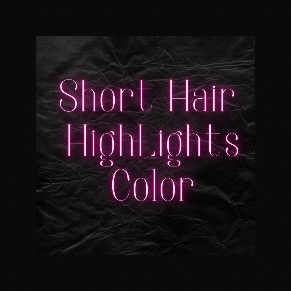 Short Hair Highlights With Color