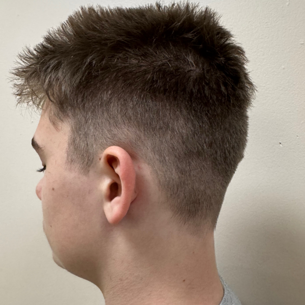 mens cut at GLOW Spa Tanning & Fitness in Owego, NY