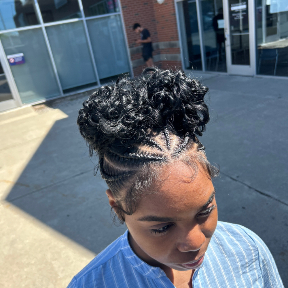 Kash Doll Buns at The Dream Beauty Bar in Madison Heights, MI