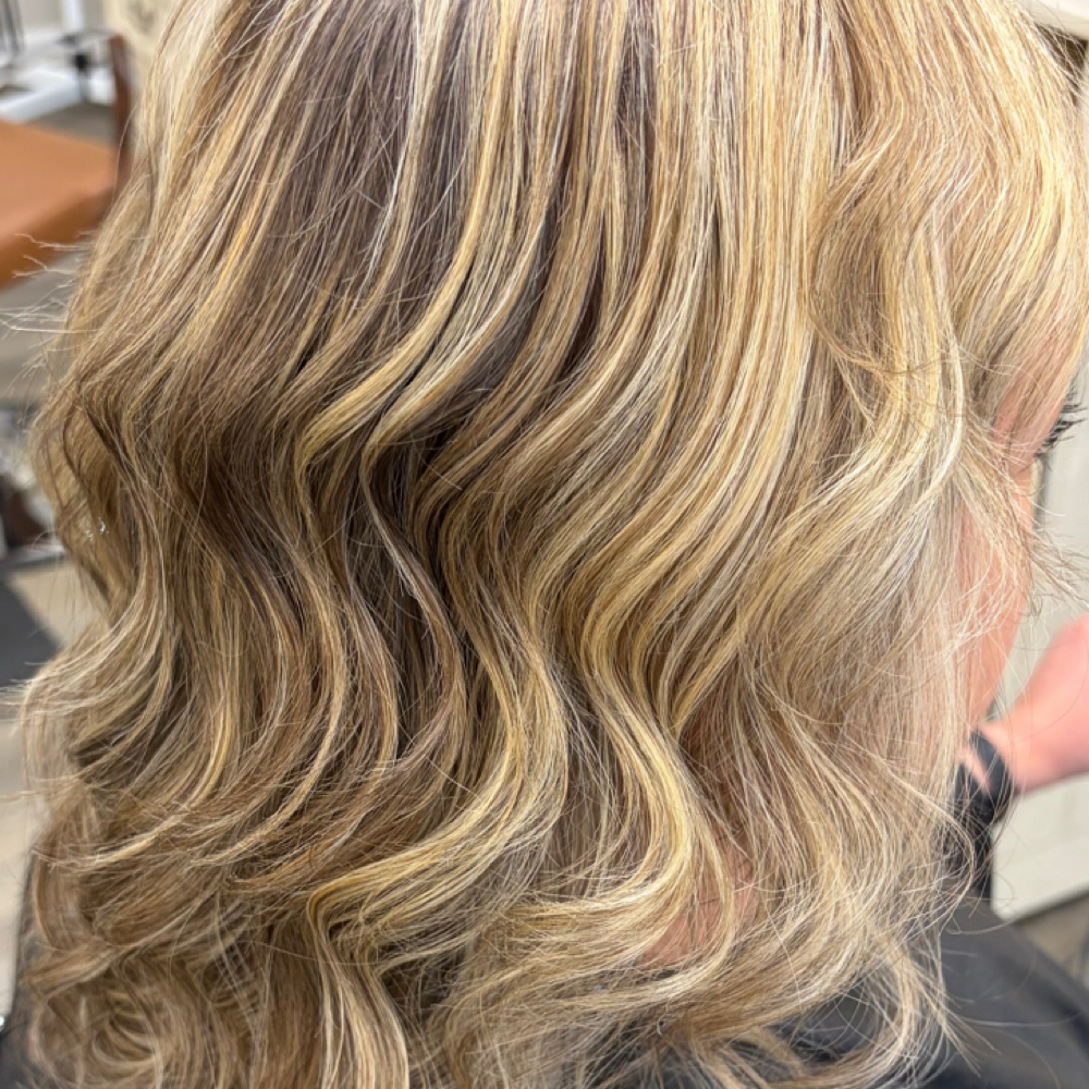 Partial Highlights/ Low Lights at Cedar & Sage Organic Hair Salon in Mount airy, NC