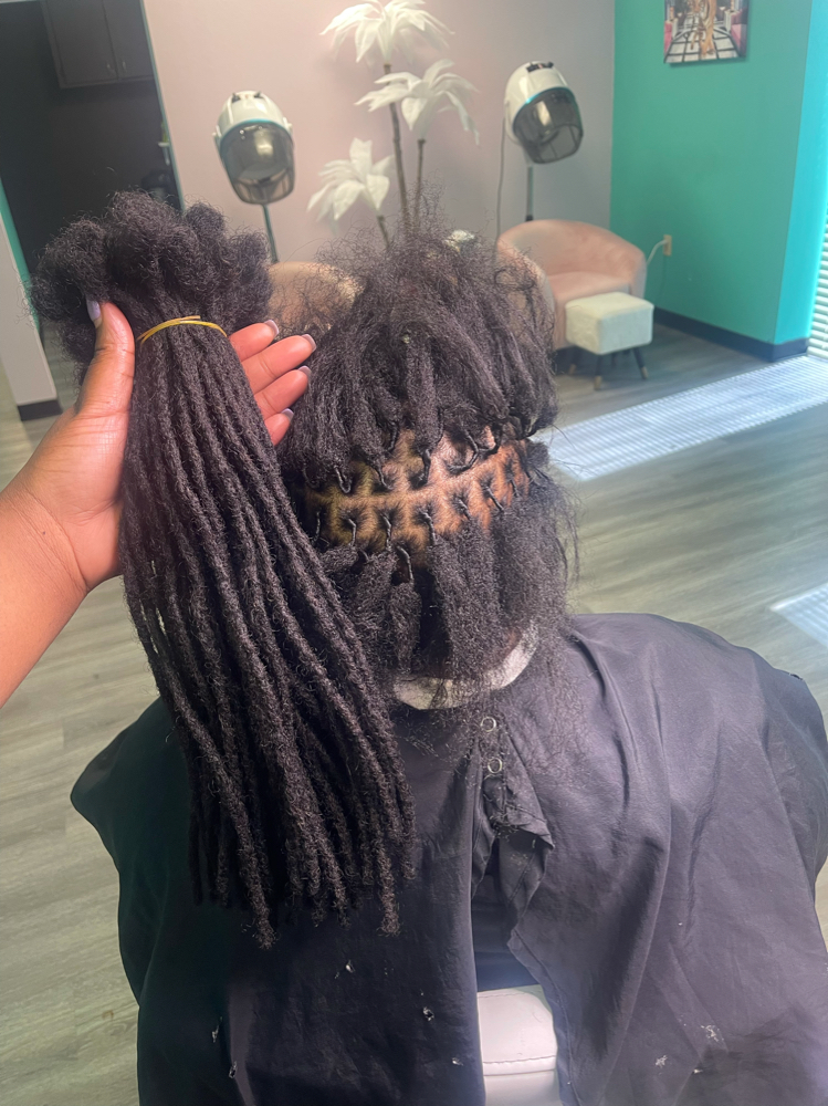 18in Full Head Loc Ext.Installation