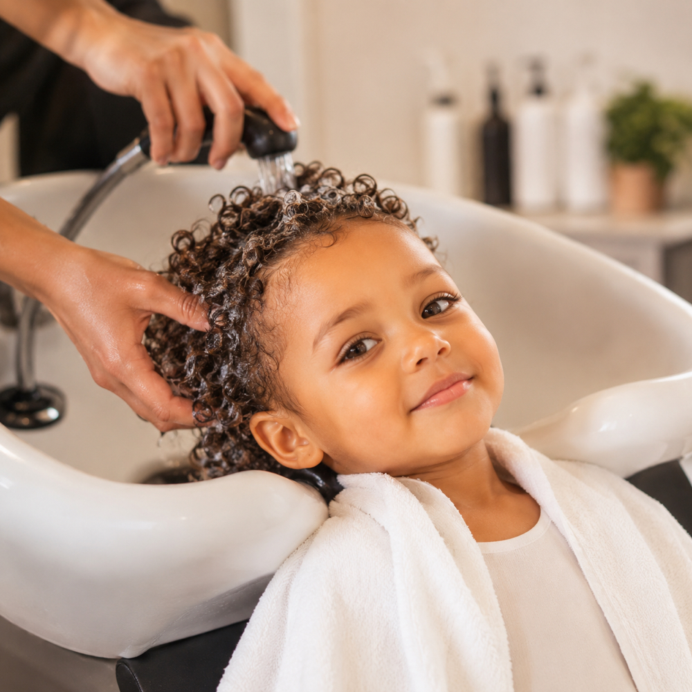 Little Curl Wash & Style at Alyssa Cuts & Curls in McAllen, TX