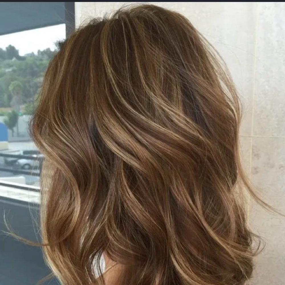 Accent Highlight/toner & Blowout at Meiling's Chair in Tampa Florida, FL