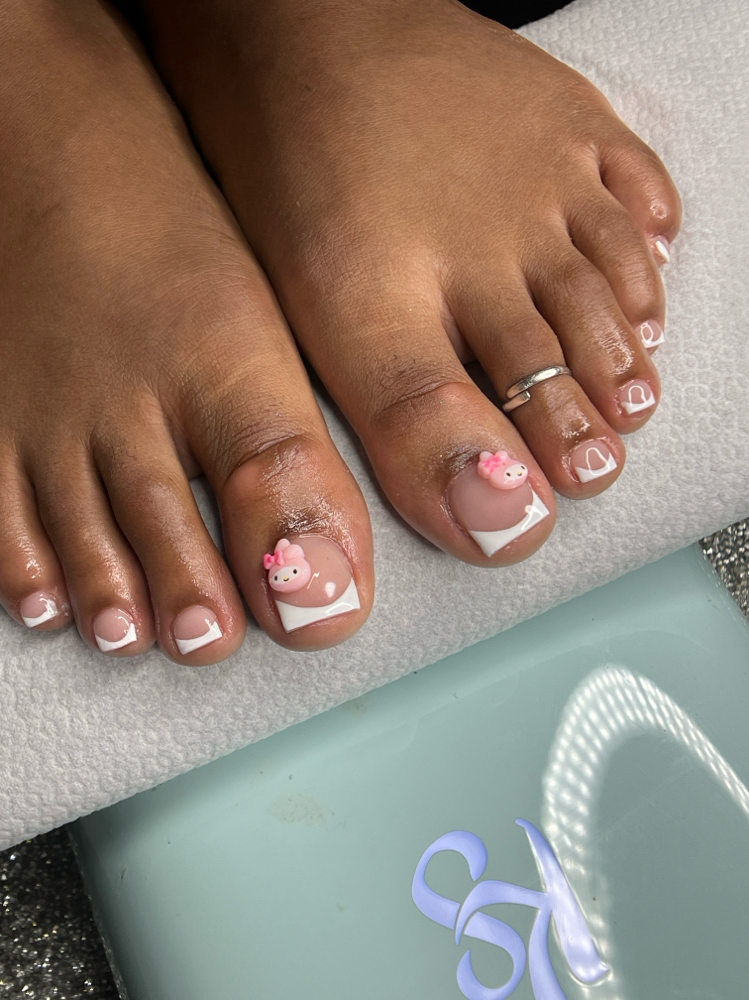 Acrylic Sculpted Toes at Texas glam nails in Frisco, TX