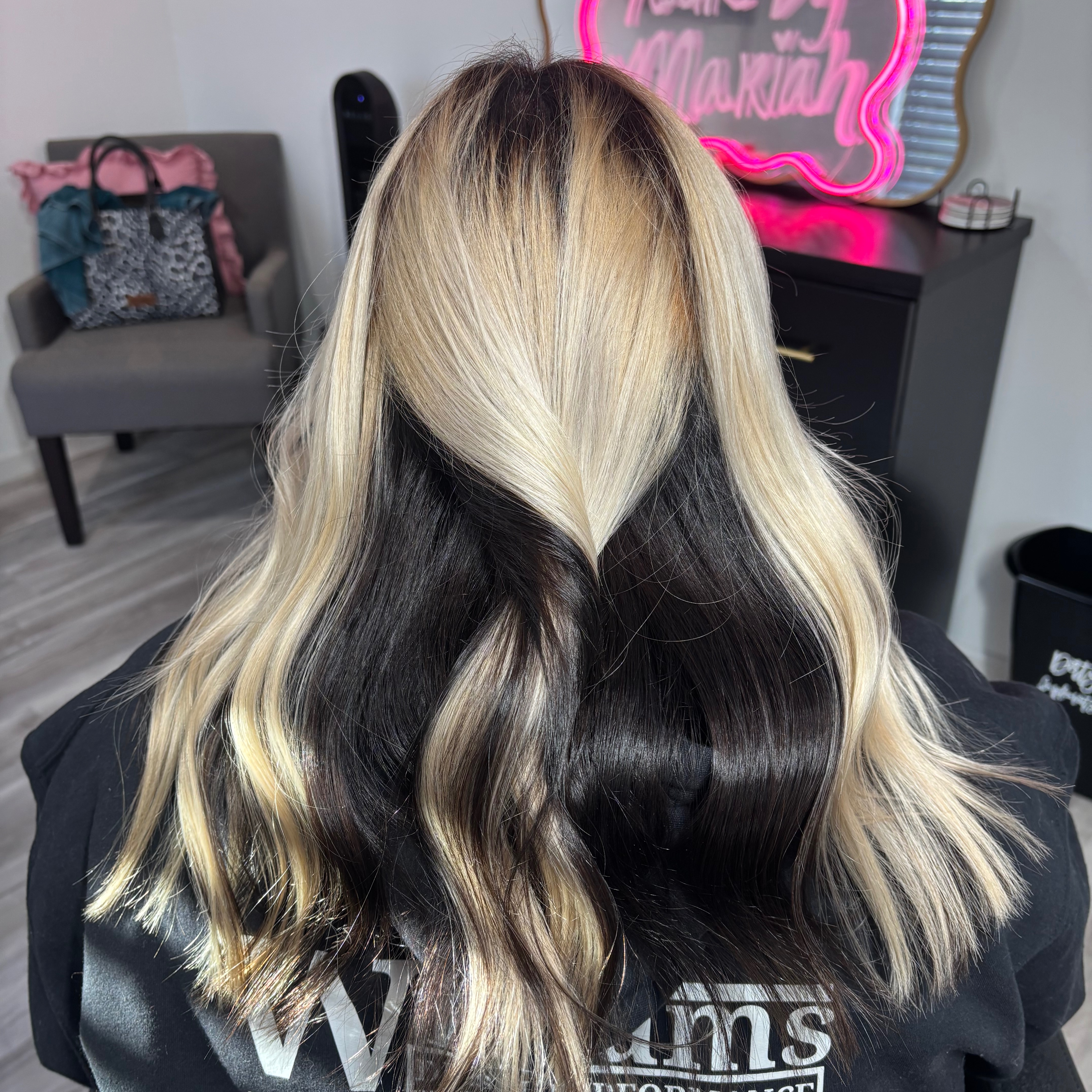 Peak-a-boo at Hair By Mariah in greer, SC