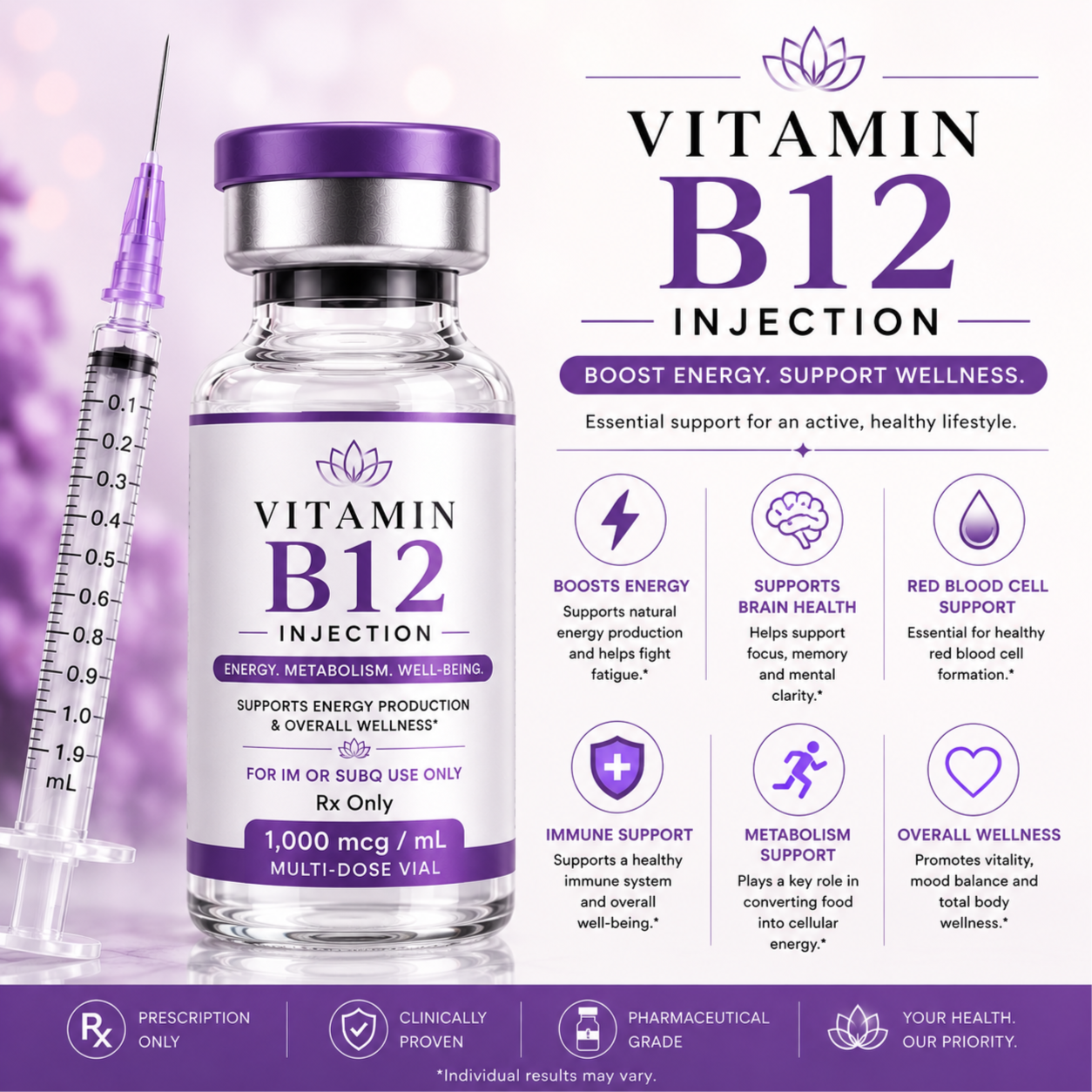 Vitamin B12 Injection 💗 at Precision Total Health & Wellness Clinic in Plant City, FL