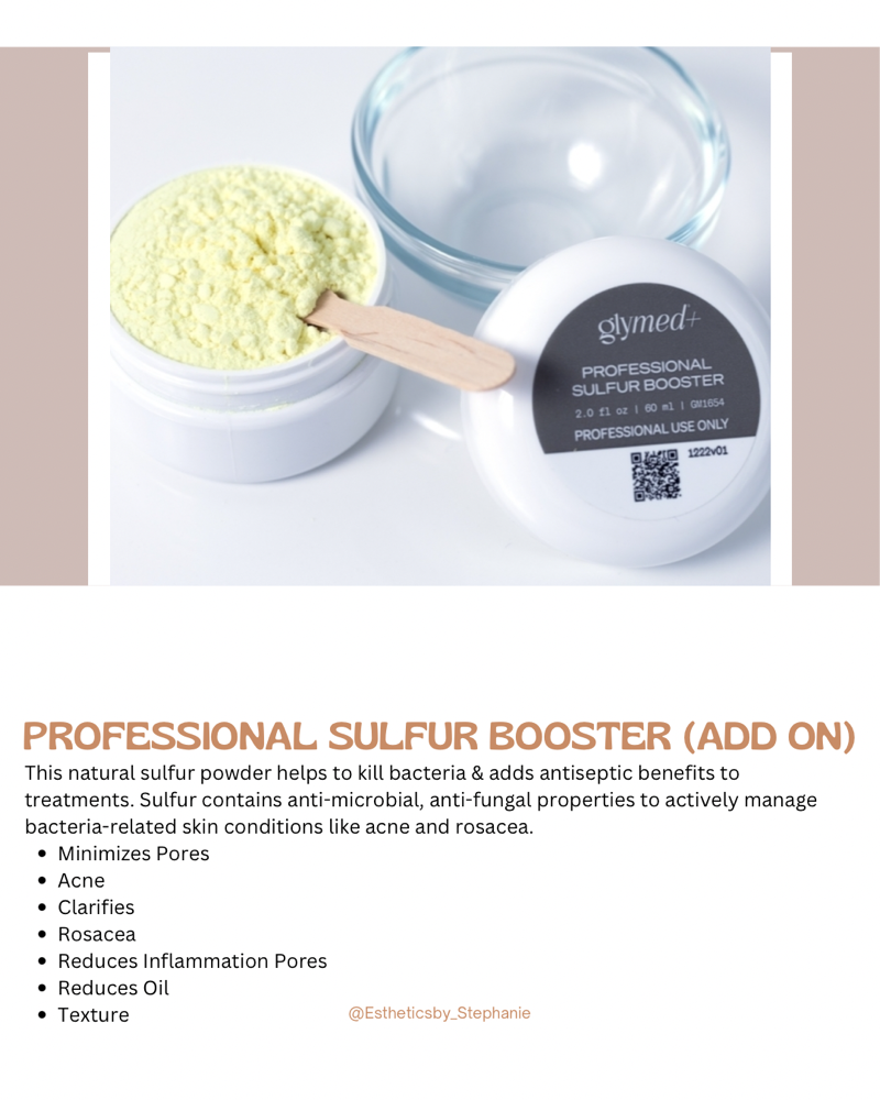 Sulfur Booster-Facial Add On
