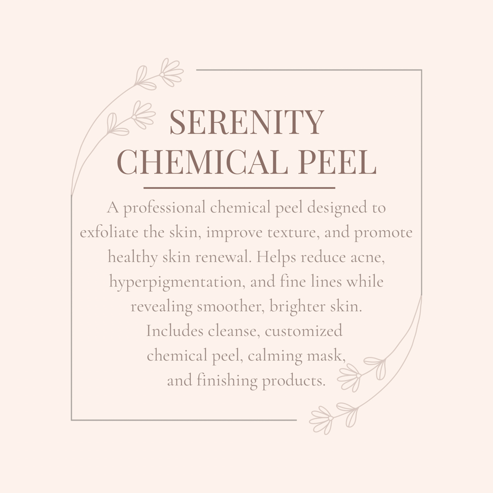Serenity Chemical Peel at Serenity Esthetics in Sacramento, CA
