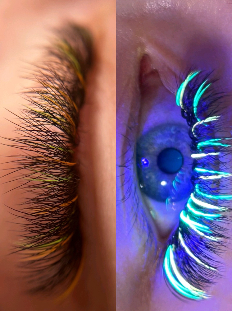 Add On Colored Lashes