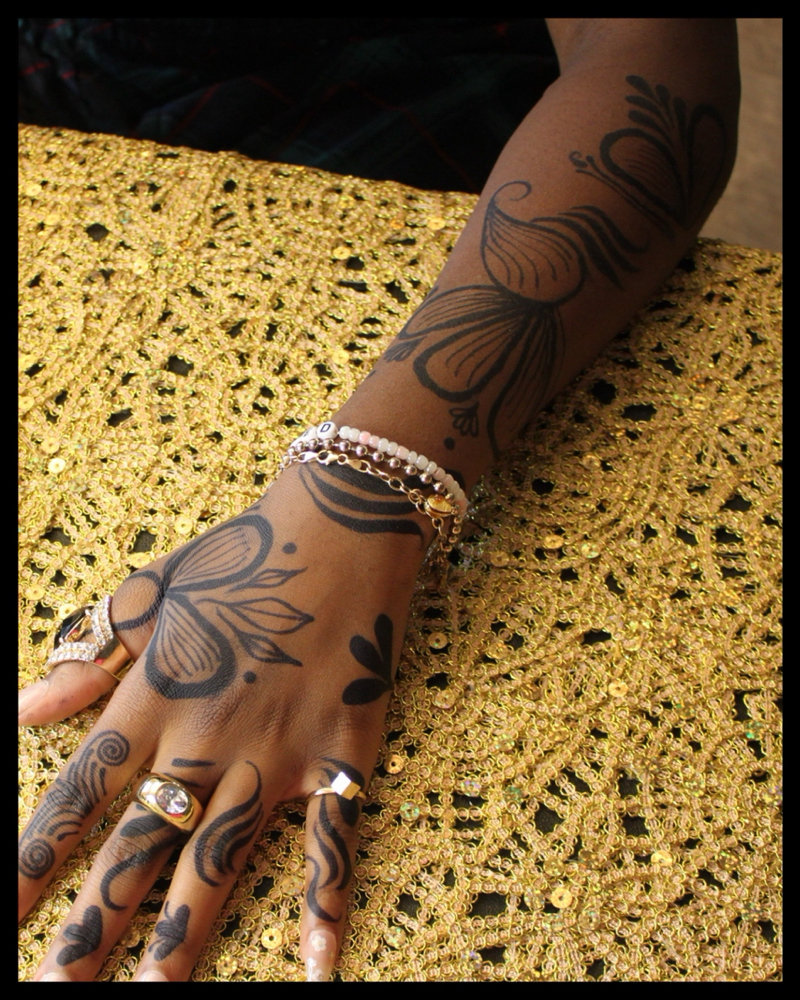 Half Sleeve Henna