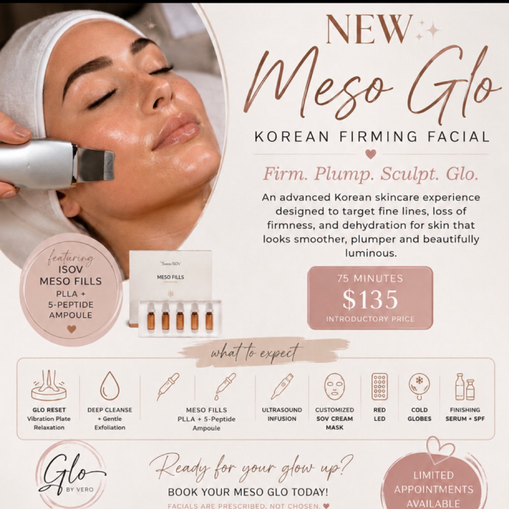 Meso Relaxation Facial at Glo by Vero in Pacific, MO