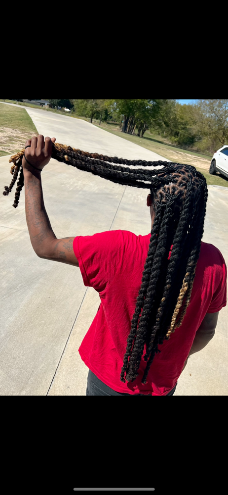 loc retwist - long hair