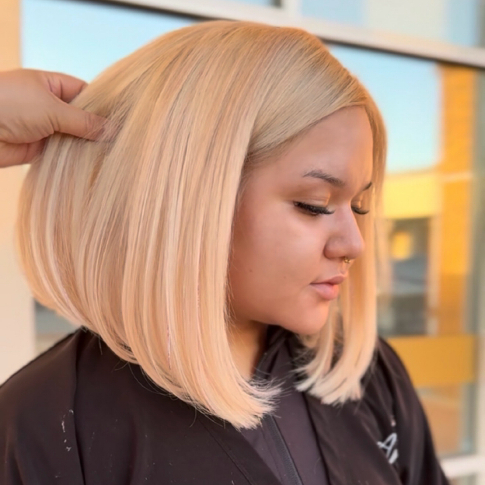 Bleach and tone retouch at Natalie Munoz in El Paso, TX