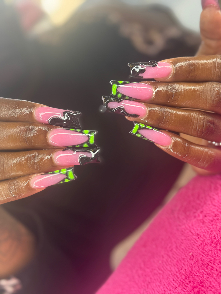 Long Full Set at Kayla’s Krylixx in Tyler, TX