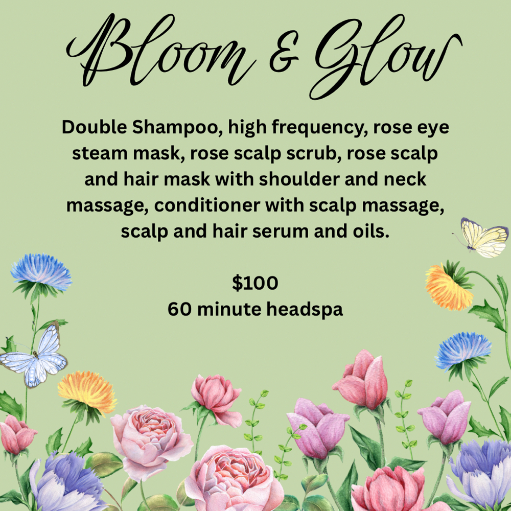 Bloom & Glow Headspa at Magnolia Salon & Spa in Harriman, TN