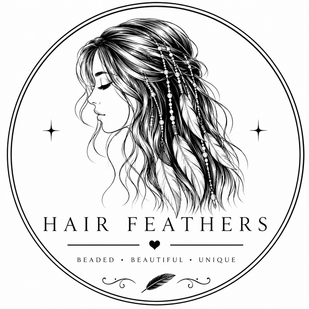 Beaded Hair Feathers at Creations by Cait in Jackson, OH