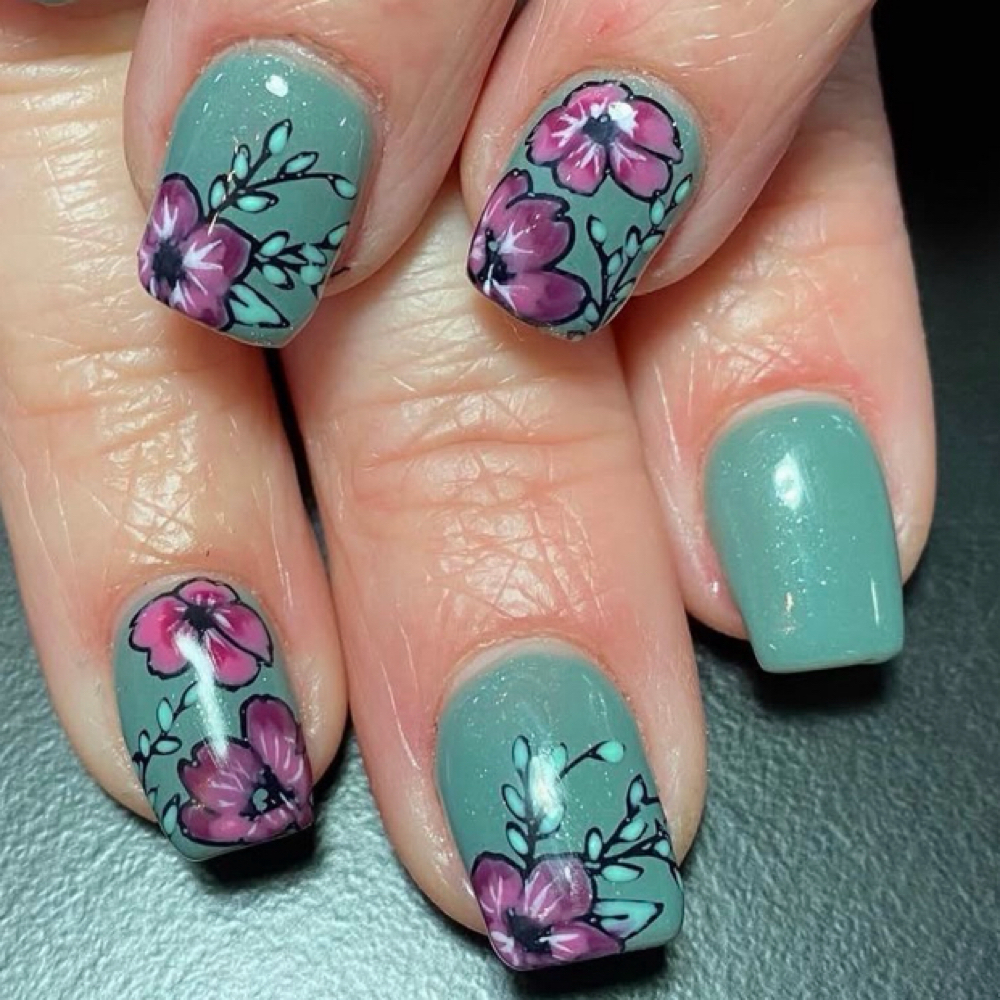 Filled In Stamps at Glimmerlit Nails in Davis, CA