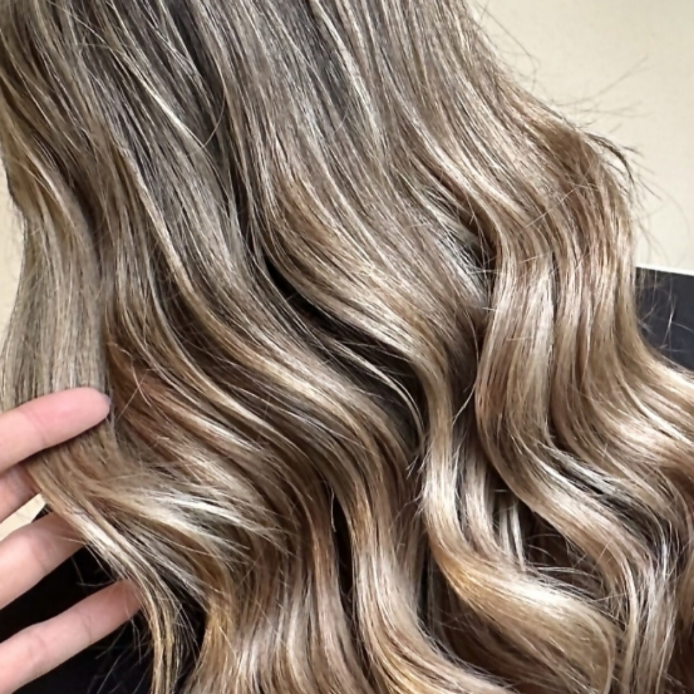 Lighter hair Weave at Fontanas Hair in Encinitas, CA