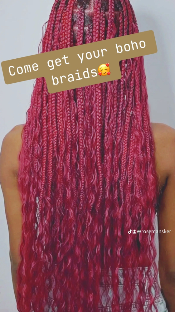 Medium Boho Braids