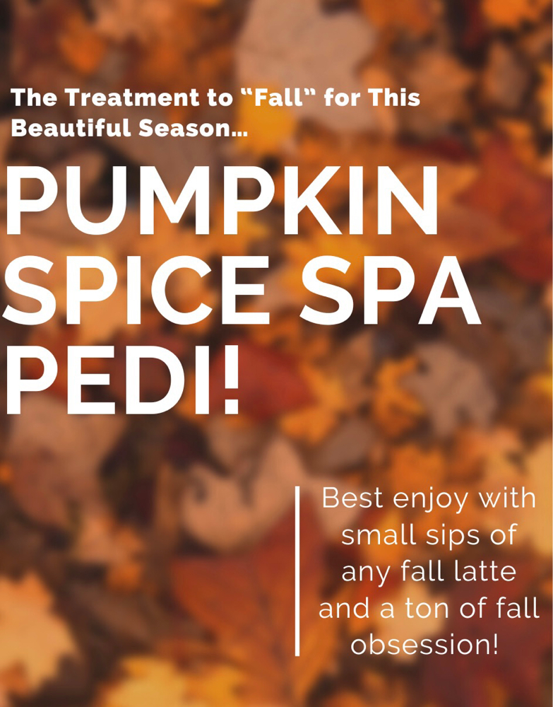 Pumpkin Spice Pedicure