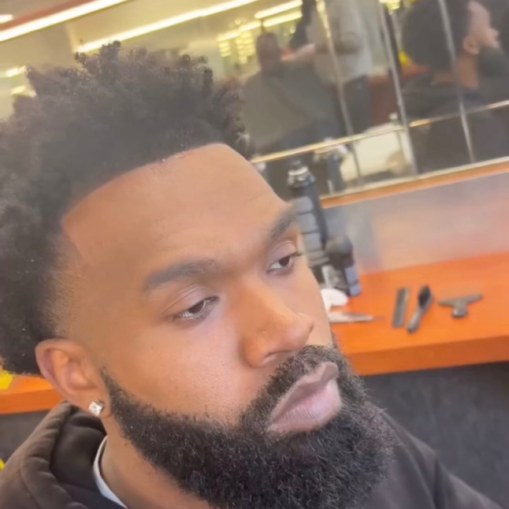 Mens Haircut & Shave at The Menz Room Barber Lounge in Bowie, MD