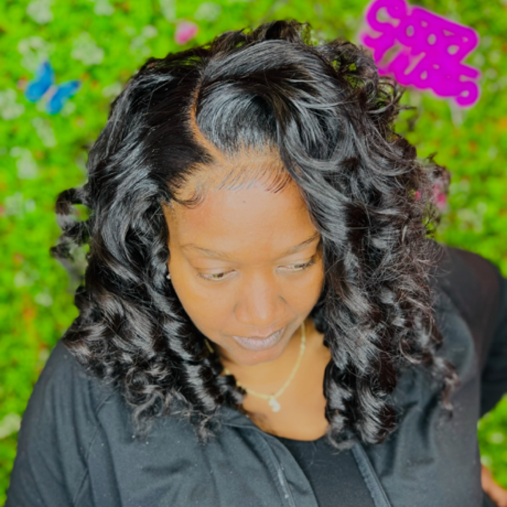 Closure Install With Vietnamese Hair Inc at TruGlam Stylist in Winston Salem, NC