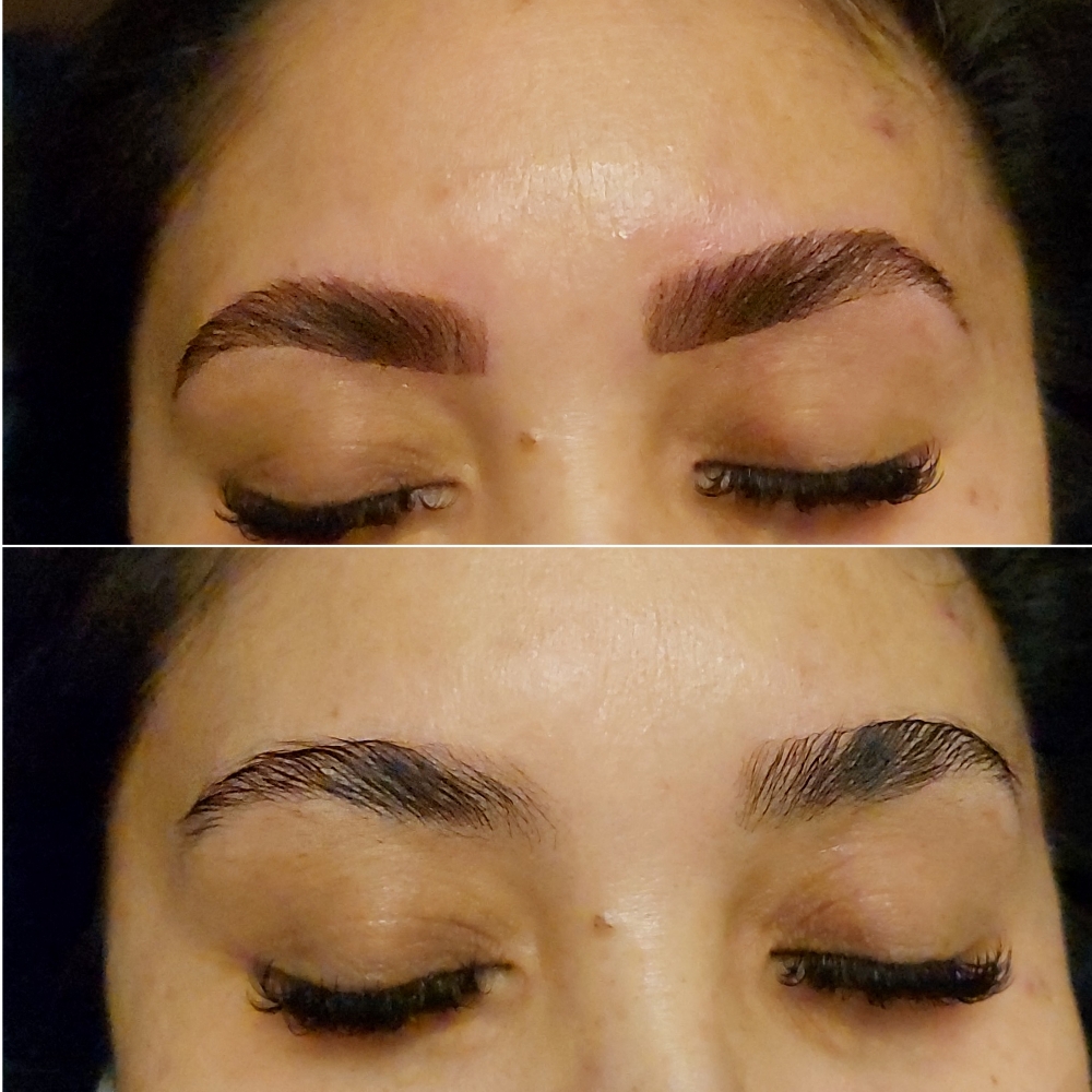 Brow Lamination And Tint