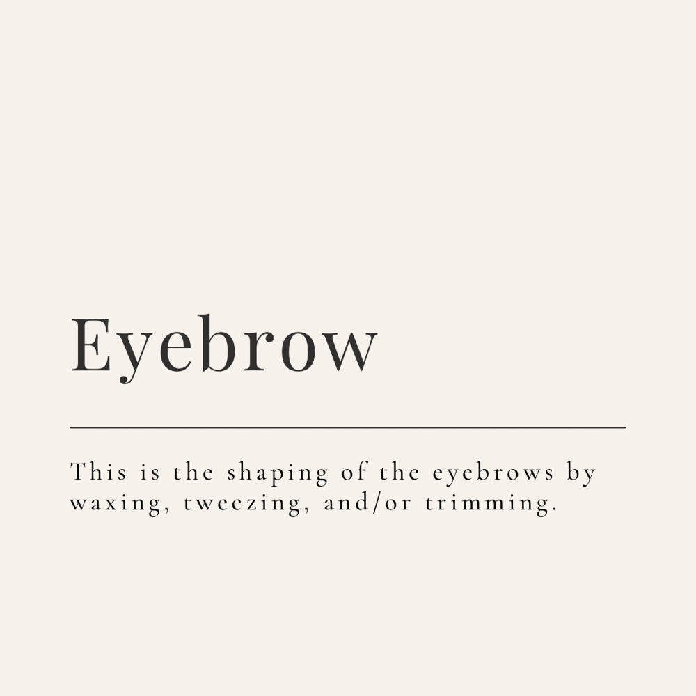 Eyebrow Waxing