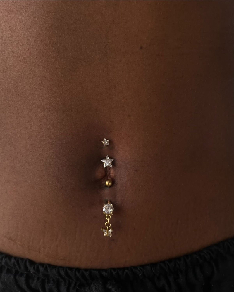 PIERCING - NAVEL (belly button) at IVORY & INK STUDIO in Salmon, ID