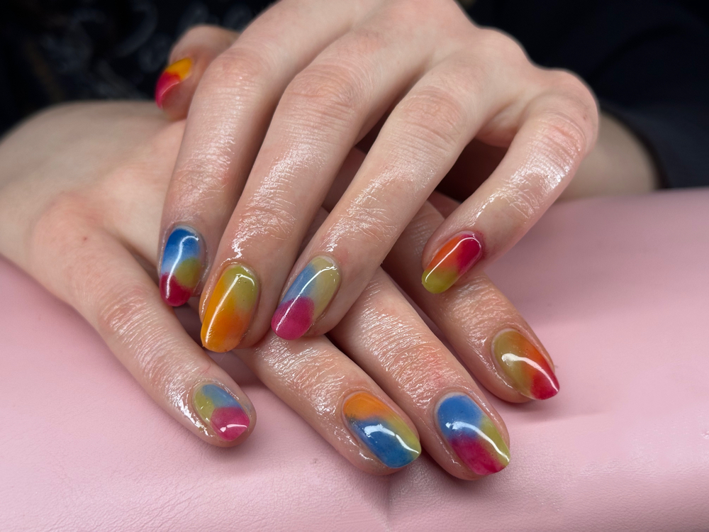 Builder Gel Mani (full design)