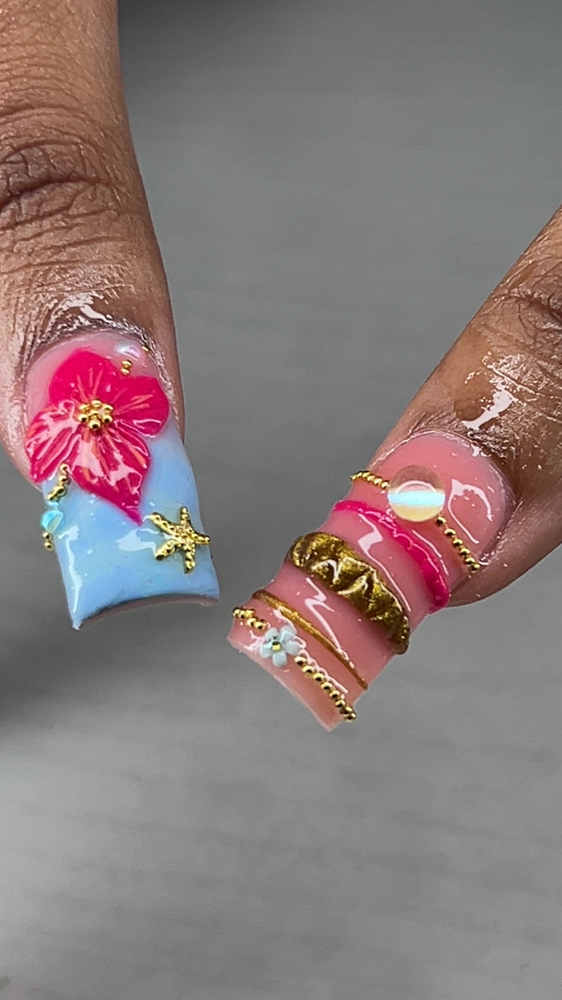 3D Nail Art at Tmnailz in Jonesboro, GA