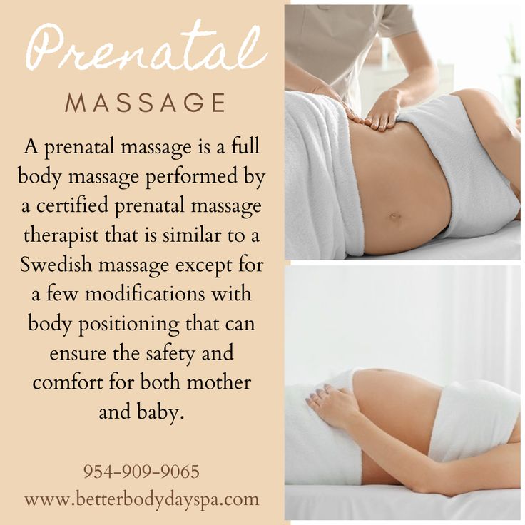60 Min Prenatal Massage