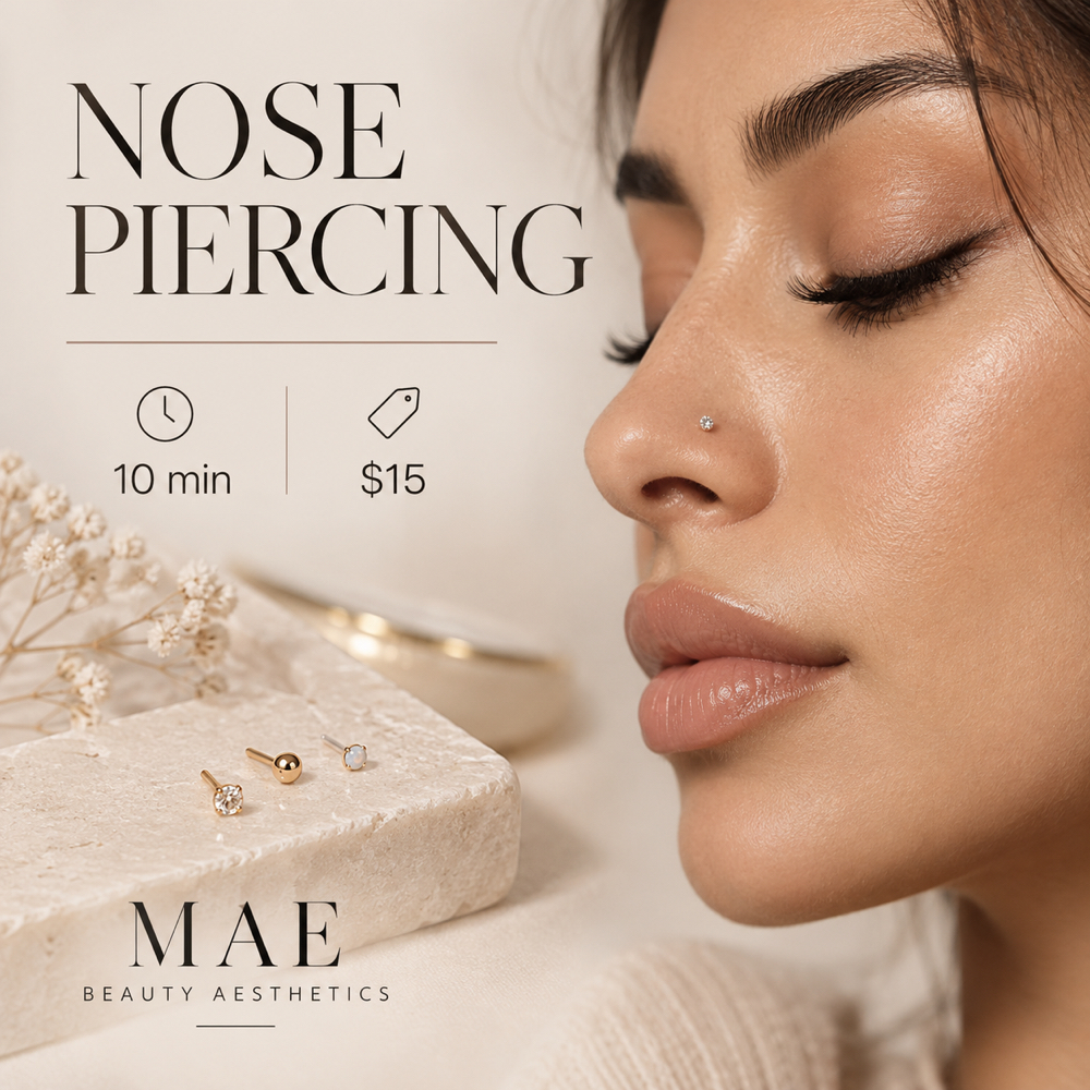 Nose Piercing at MaeBeauty in Mesquite, TX