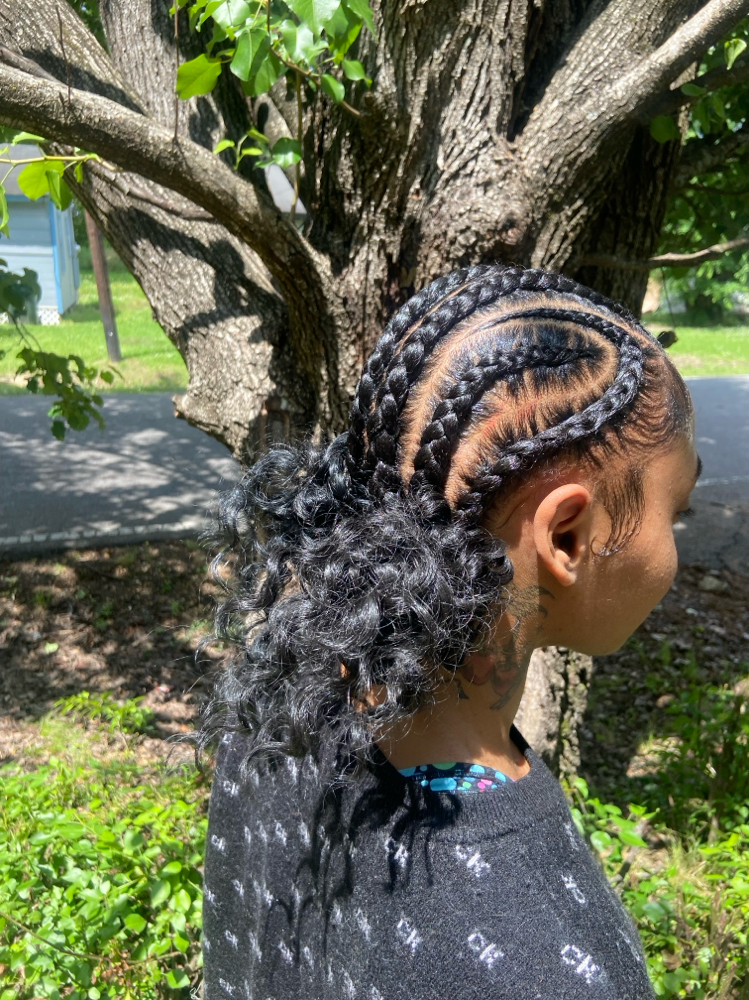 Braided Bun 4-6Braids