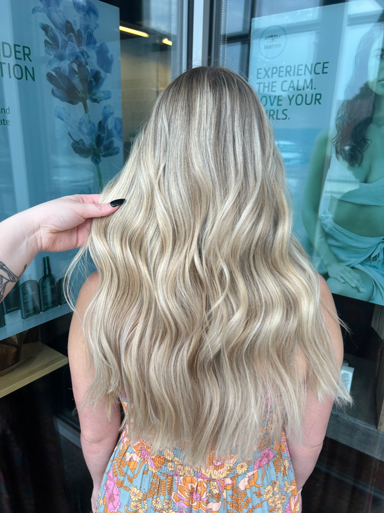 full—blonde balayage/highlight