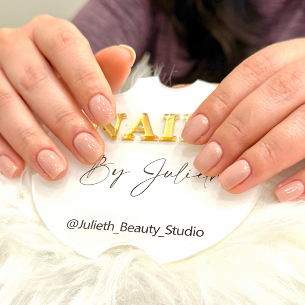 Russian Manicure Traditional Polish at Julieth Beauty Studio in Aurora, CO