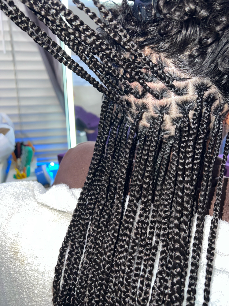 Small Knotless Braids at HairrFlo in Los Angeles, CA