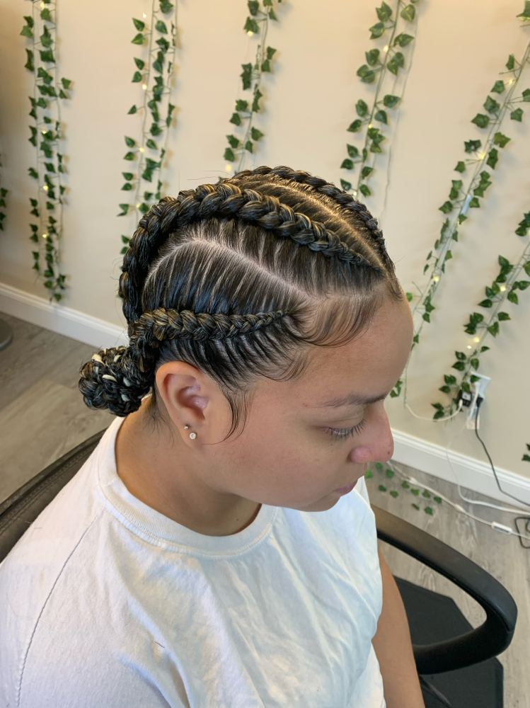 4 Cornrows W/hair at To Be Crowned By Nina Lynn in Emmaus, PA