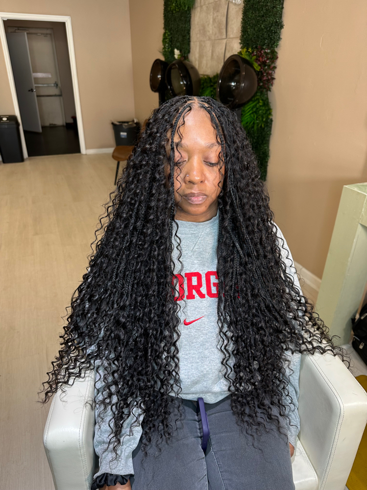 Luxe Boho Braids at Pink Passion Beauty Parlor in Atlanta, GA