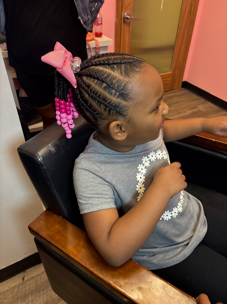 Kiddie Braided Bun or Pony (Small )