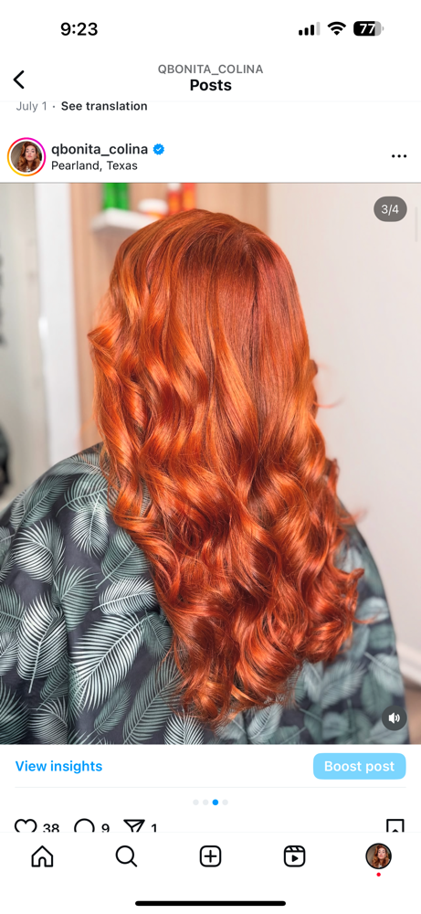 Color + Deep Care/ Coloración + Cui at Q_Bonita_colina in Houston Tx, TX
