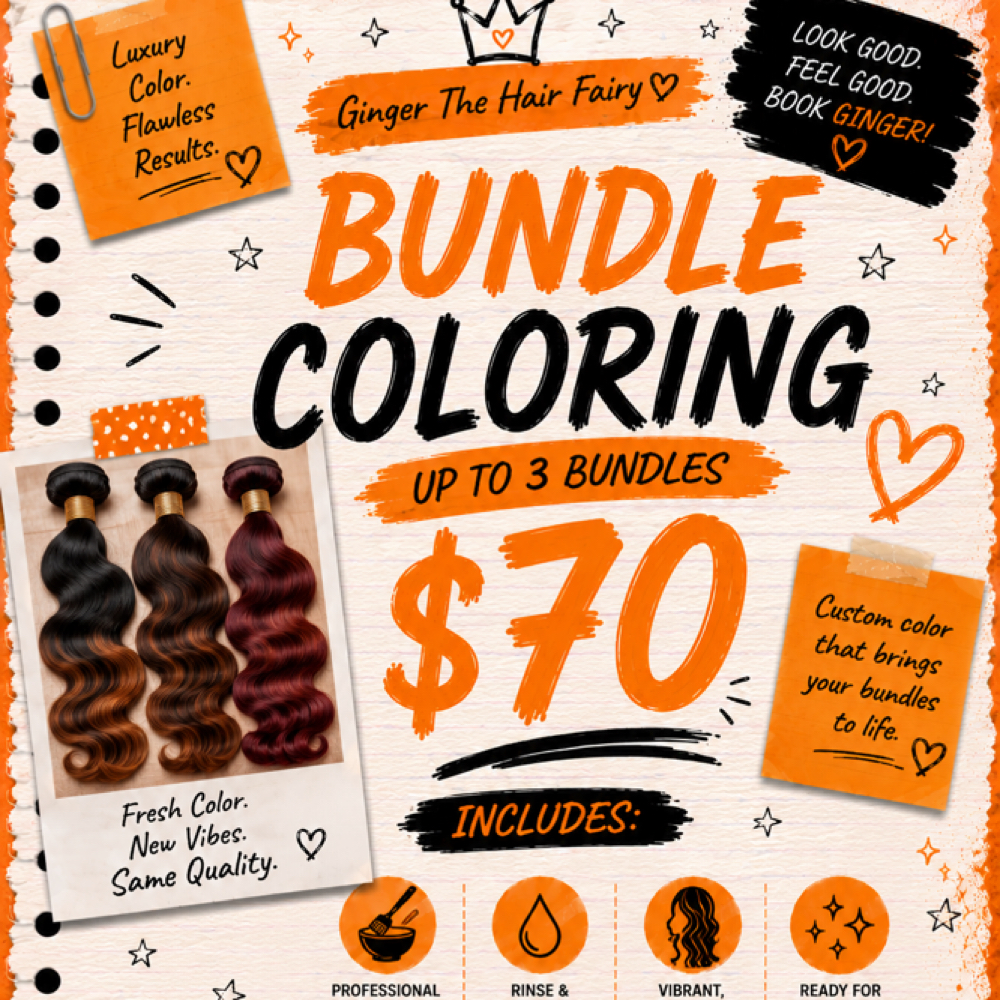 Bundle Coloring Add-On – $50 at Fairy land studio in San Antonio, TX