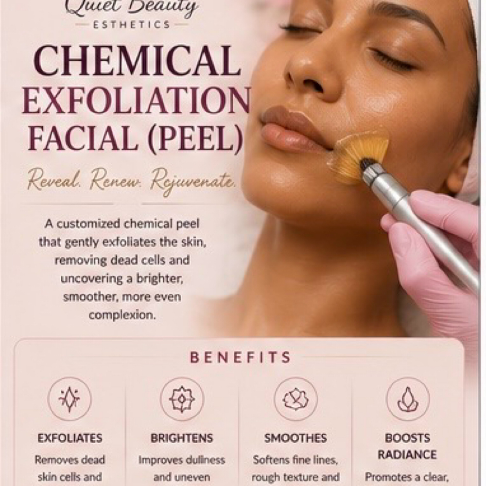 Chemical Exfoliation Series 2/3 at Quiet Beauty Esthetics By Tamika in Columbia, SC