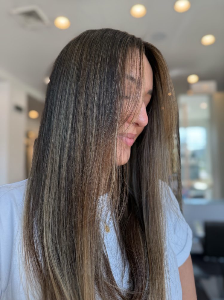 Women's haircut at Midwestern Manes in Madison, WI