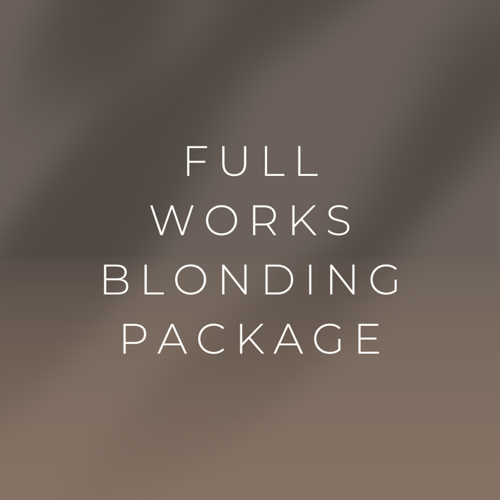 Full Works Blonding Package