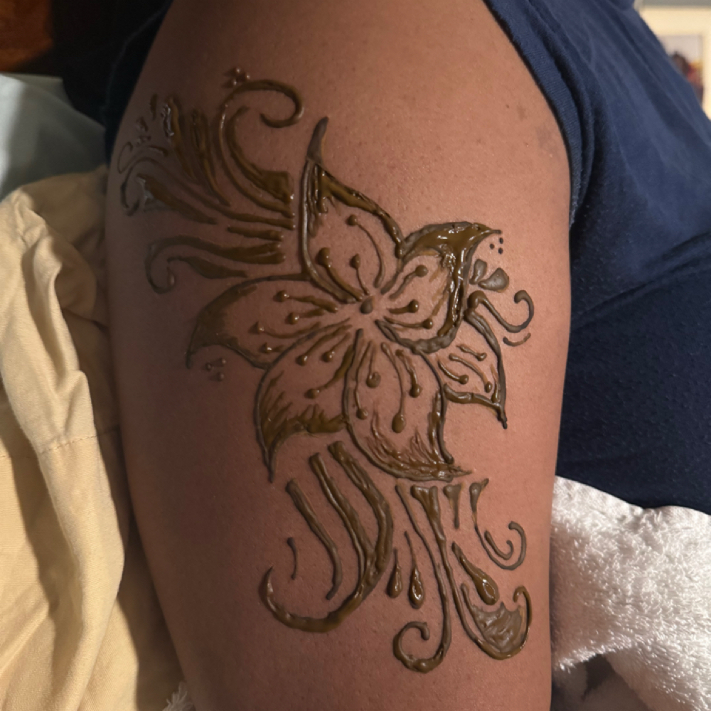 Henna (arm) at Front Cover Hair Studios in Houston, TX