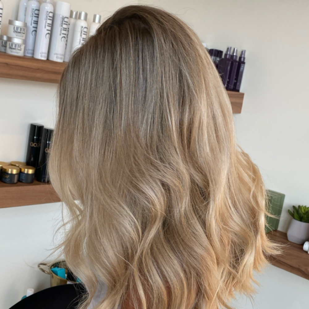 Full Balyage at Hair Boss Studio in Newport Beach, CA